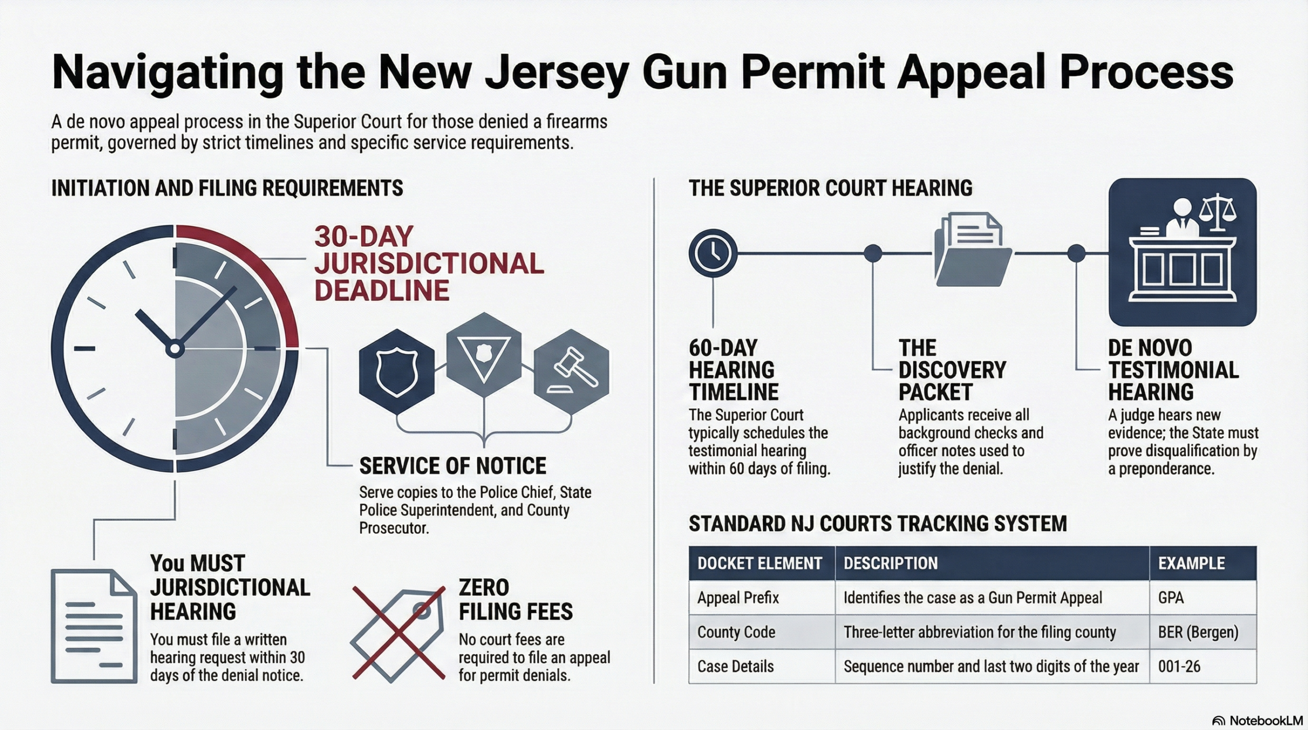 New Jersey Gun Permit Appeals Process Infographic